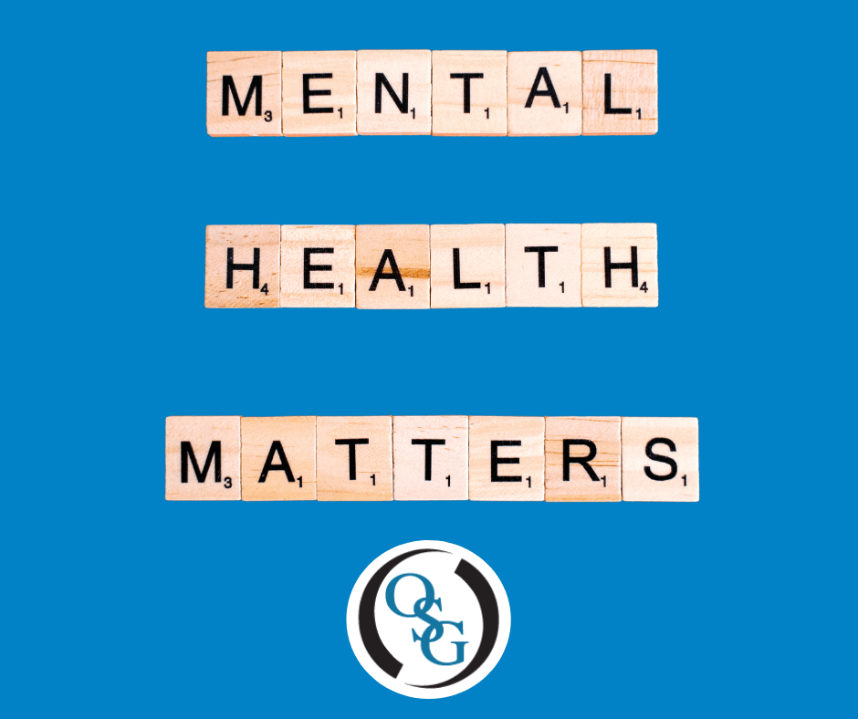 Mental Health Matters spelled out on tiles